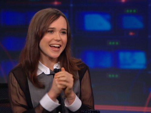"The Daily Show" Ellen Page